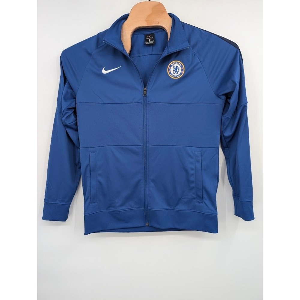 Nike Dri-fit Chelsea FC Full-zip Track Jacket Men's Blue sz L